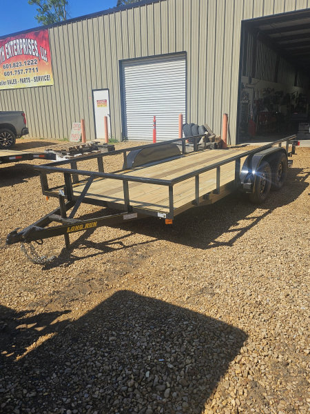 New 2026 Long Run Trailers 82"x16', Pipe, Slide in ramps Utility Trailer