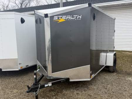 New 2026 6 x 12 Stealth Enclosed Trailer with Ramp