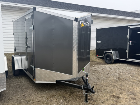 New 2026 6 x 12 Stealth Enclosed Trailer with Ramp