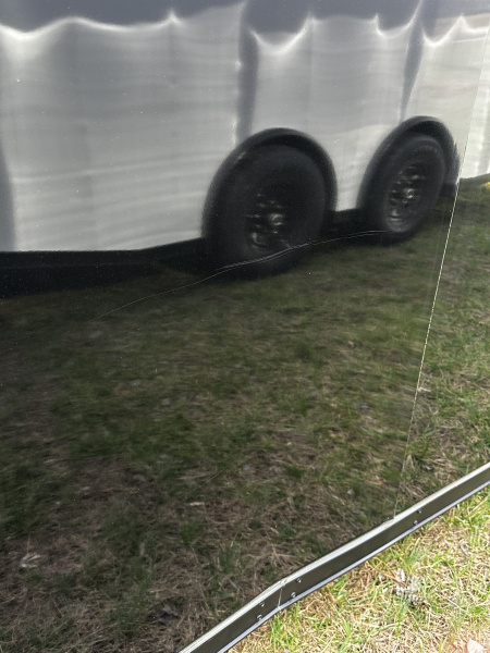 New 2026 Luxe 8.5x24 Racing Trailer Finished Interior-SCRATCH SALE -5200 Tandem Axle-Black-Blackout