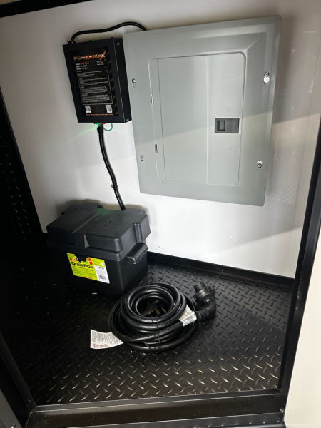 New 2026 Luxe 8.5x24 Racing Trailer Finished Interior-SCRATCH SALE -5200 Tandem Axle-Black-Blackout