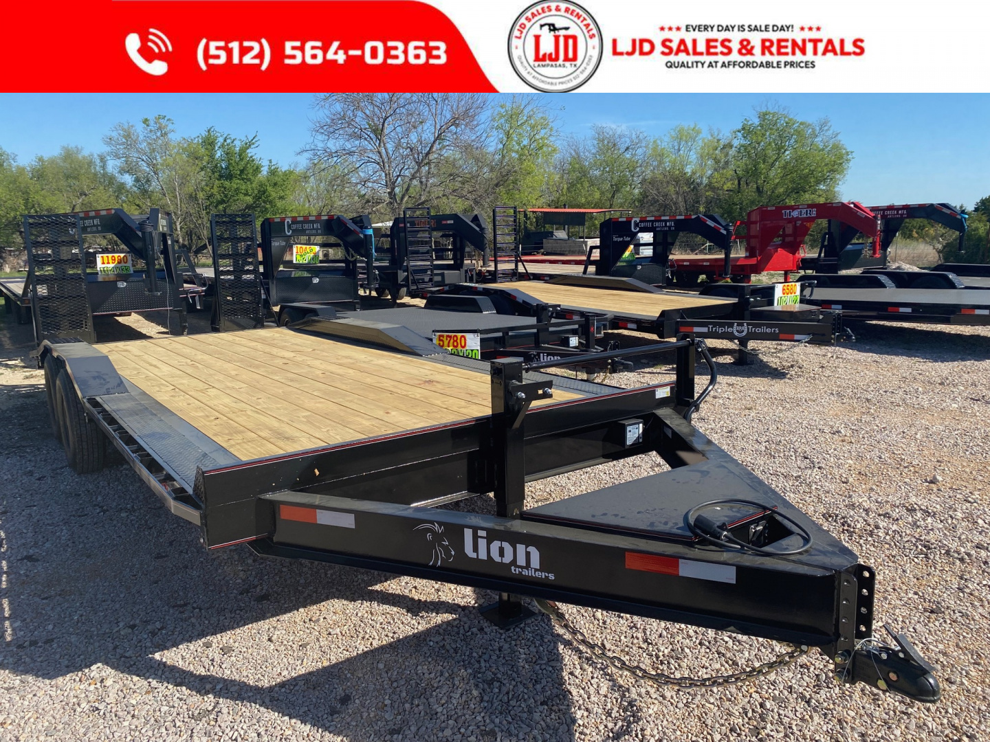 New 2026 Lion - 102" X 22 - 14K GVWR - Car Hauler
