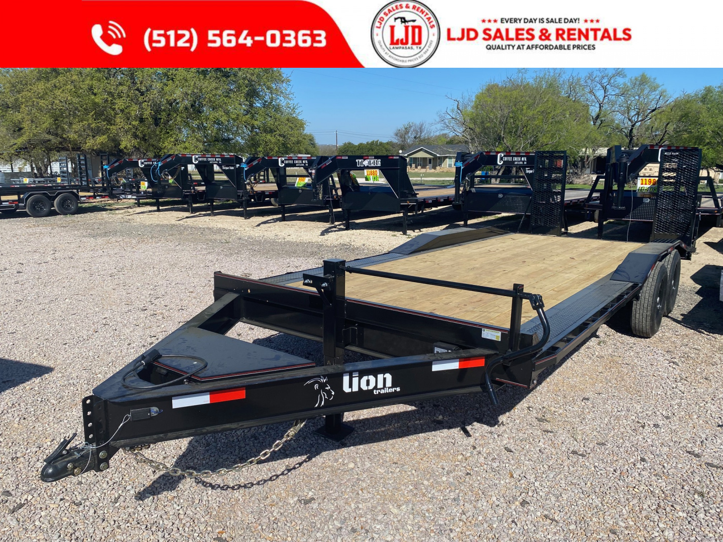 New 2026 Lion - 102" X 22 - 14K GVWR - Car Hauler