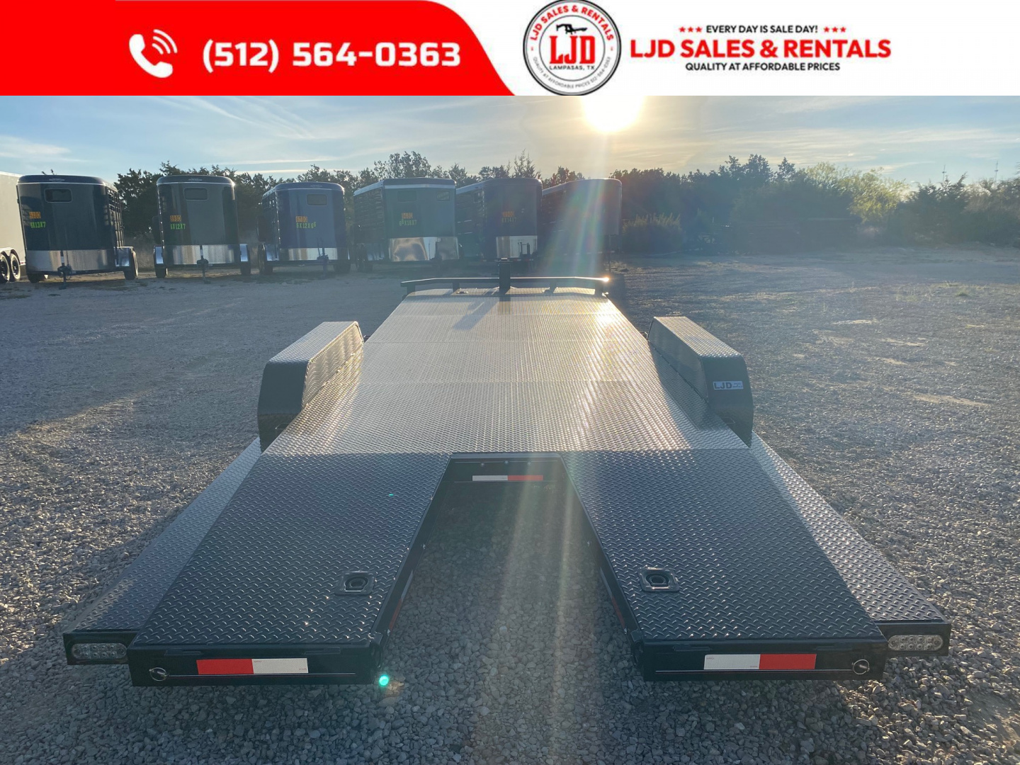 New 2026 Lion 83 x 20 Car Hauler - 12K GVWR - Split Dovetail