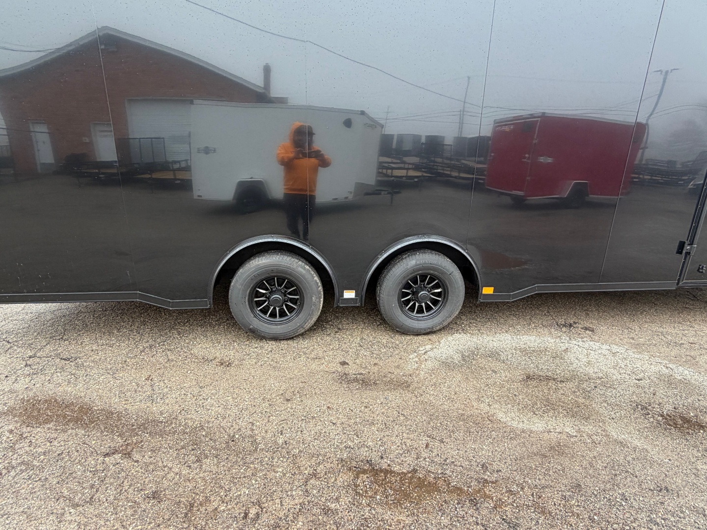 New 2026 NEW Cross 8.5 x 24 Enclosed Car Hauler with Ramp 10K GVW with 7ft interior - BLACK OUT TRIM PACKAGE - LOADED WITH OPTIONS !!