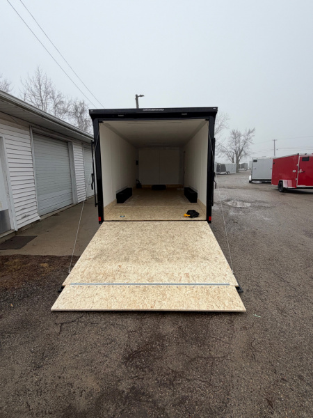 New 2026 NEW Cross 8.5 x 24 Enclosed Car Hauler with Ramp 10K GVW with 7ft interior - BLACK OUT TRIM PACKAGE - LOADED WITH OPTIONS !!