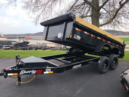 New Liberty 83 x 14, Dumpbed with scissors hoist,14k axles