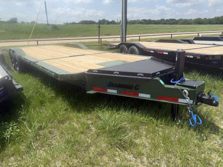 New 2026 Diamond C Trailers HXD210 24X102 GN Tilt Trailer