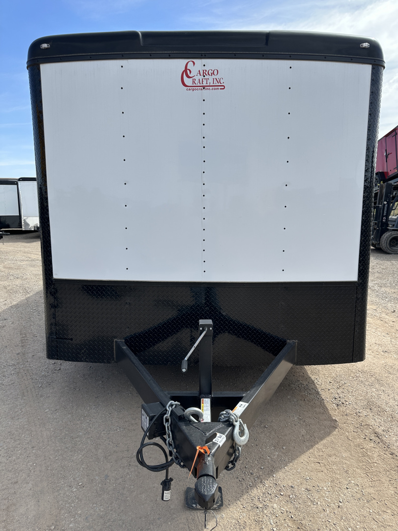 New 2026 Cargo Craft 8.5'x20x7'tall Expedition 5200s ramp White Black out Cargo / Enclosed Trailer