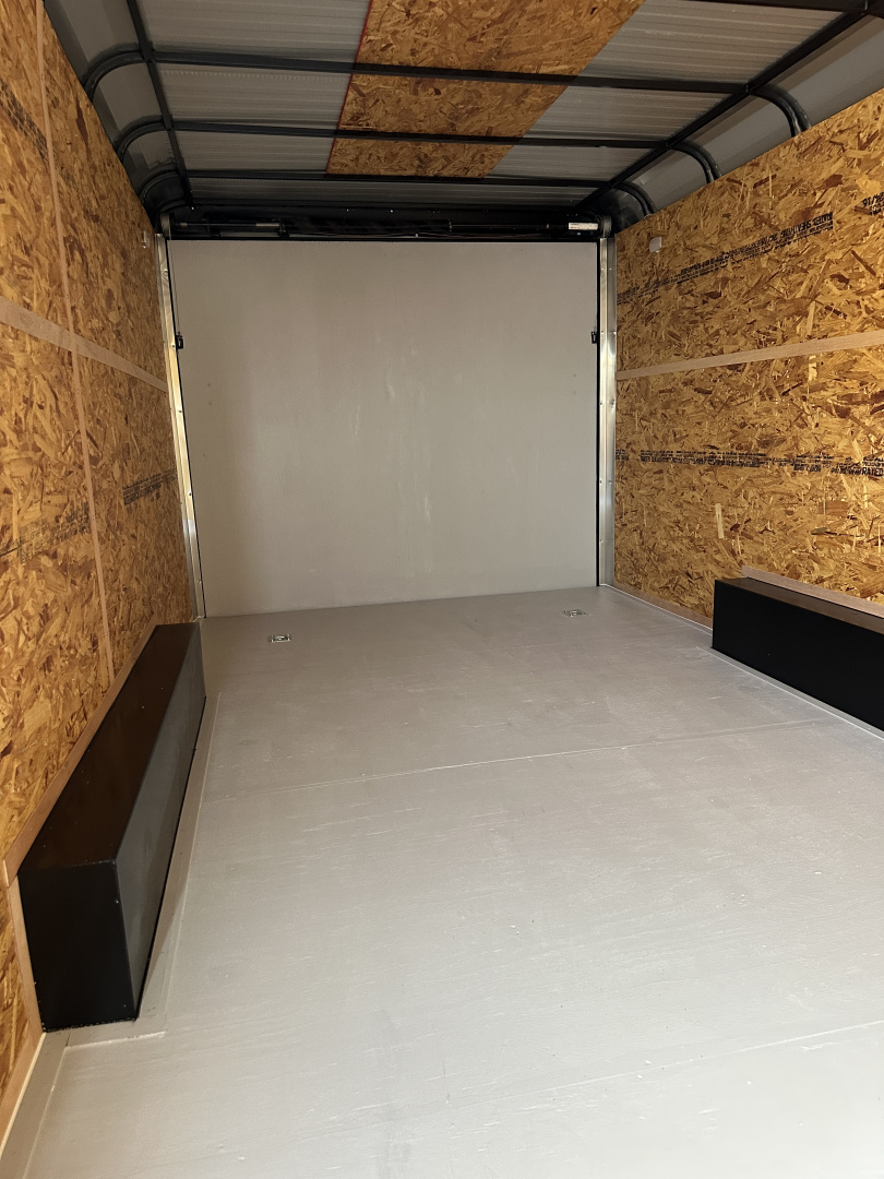 New 2026 Cargo Craft 8.5'x20x7'tall Expedition 5200s ramp White Black out Cargo / Enclosed Trailer