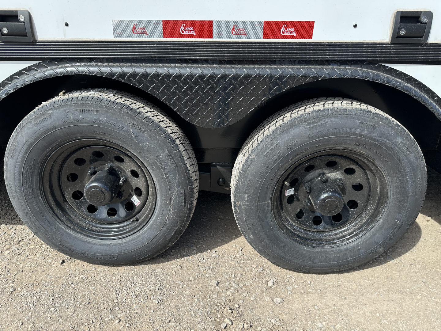 New 2026 Cargo Craft 8.5'x24'x7'tall Elite V Nose Basic Auto Carrier, 5200's White black out Cargo / Enclosed Trailer