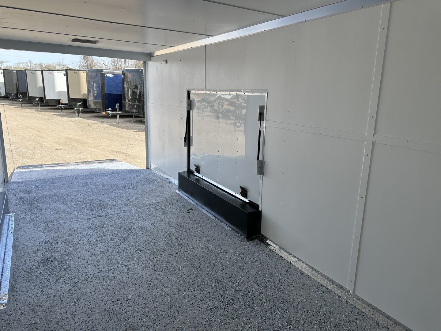 New 2026 Cargo Craft 8.5'x24'x7'tall Elite V Nose Basic Auto Carrier, 5200's White black out Cargo / Enclosed Trailer