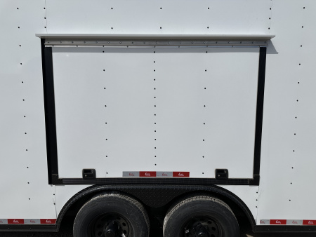 New 2026 Cargo Craft 8.5'x24'x7'tall Elite V Nose Basic Auto Carrier, 5200's White black out Cargo / Enclosed Trailer