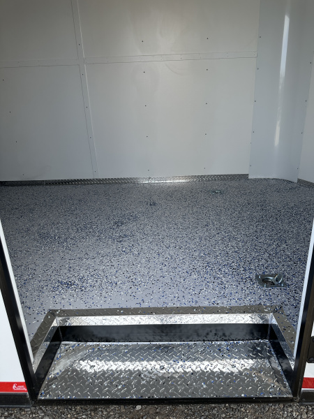 New 2026 Cargo Craft 8.5'x24'x7'tall Elite V Nose Basic Auto Carrier, 5200's White black out Cargo / Enclosed Trailer