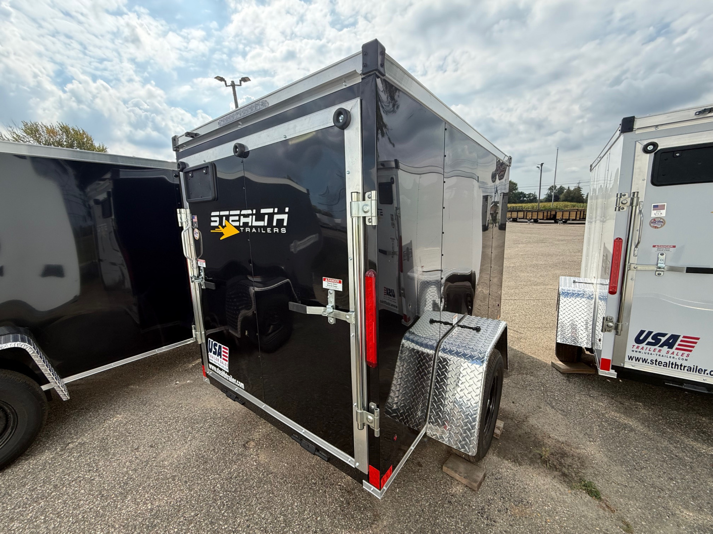 New 2026 5 X 8 Stealth Enclosed Trailer with Ramp