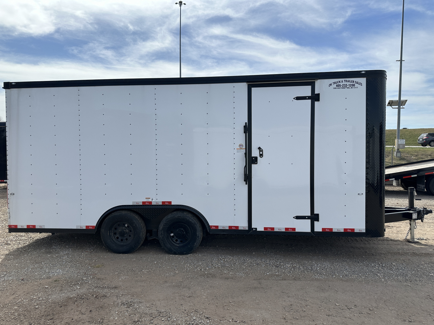 New 2025 Cargo Craft 8.5'x20'x7'tall Elite V Nose Car Hauler White Blk out Cargo / Enclosed Trailer