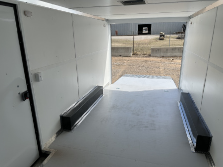 New 2025 Cargo Craft 8.5'x20'x7'tall Elite V Nose Car Hauler White Blk out Cargo / Enclosed Trailer