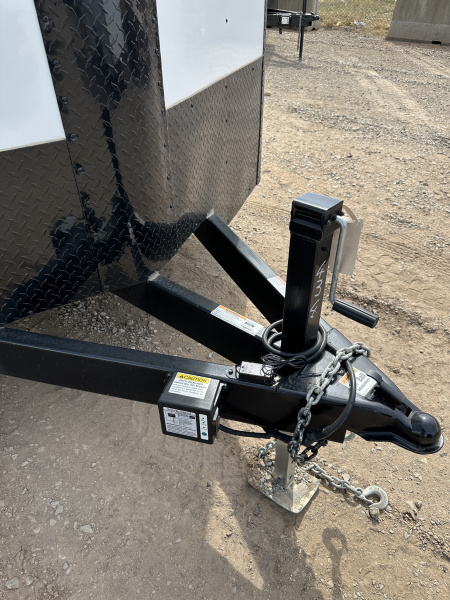 New 2025 Cargo Craft 8.5'x20'x7'tall Elite V Nose Car Hauler White Blk out Cargo / Enclosed Trailer