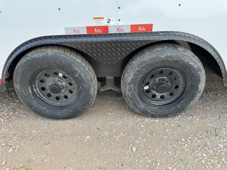 New 2025 Cargo Craft 8.5'x20'x7'tall Elite V Nose Car Hauler White Blk out Cargo / Enclosed Trailer