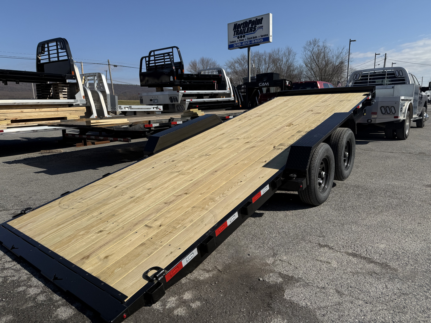 New 2026 CAM 20' Tilt Car Hauler - 10K GVWR