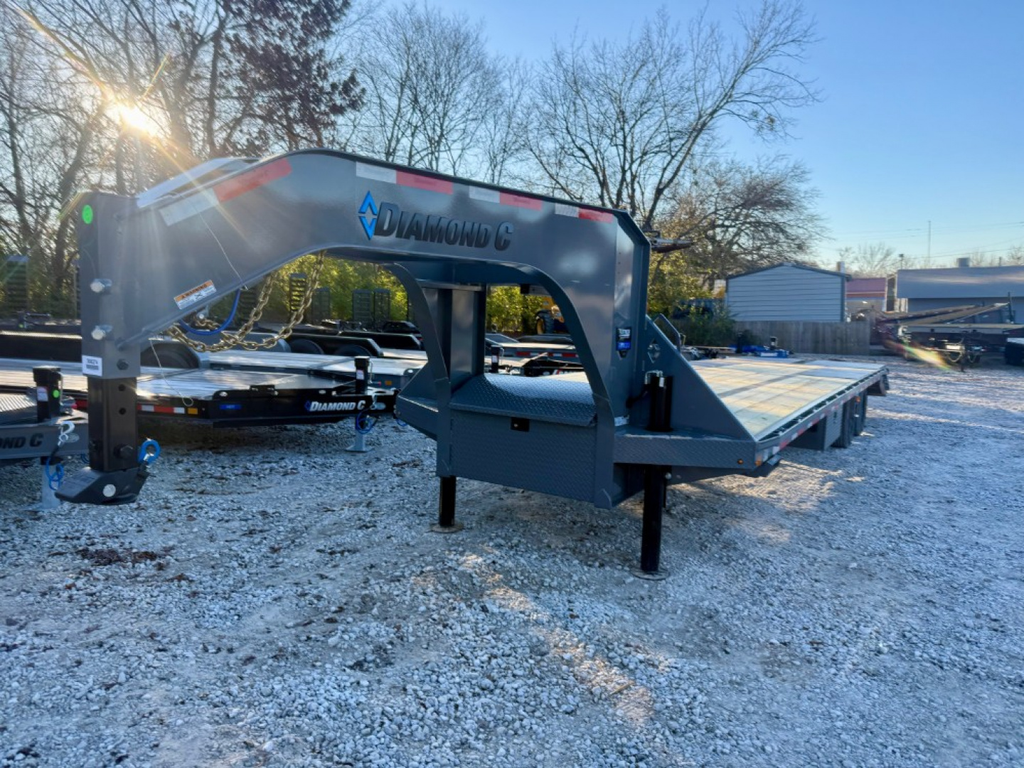 New 2026 Diamond C Trailers 25.9K FMAX212 Max Ramps 32'X102" Flatbed Trailer