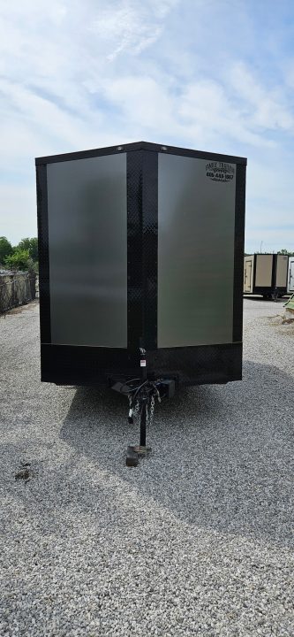 New 2026 Family Trailer 7x14 Tandem Axles Cargo / Enclosed Trailer -Screwless Exterior- Blackout Pkg.