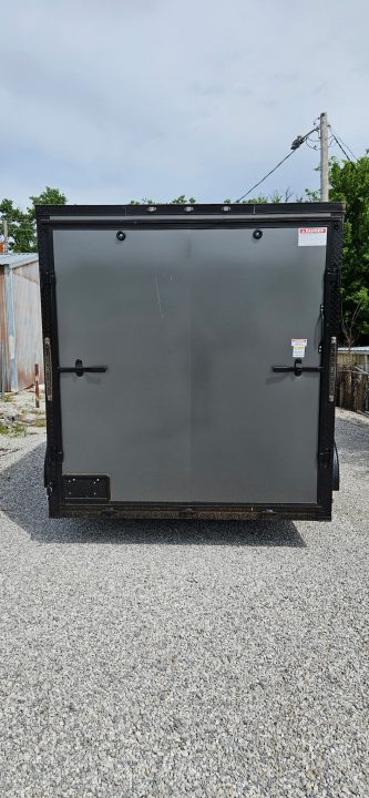 New 2026 Family Trailer 7x14 Tandem Axles Cargo / Enclosed Trailer -Screwless Exterior- Blackout Pkg.