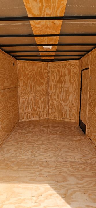 New 2026 Family Trailer 7x14 Tandem Axles Cargo / Enclosed Trailer -Screwless Exterior- Blackout Pkg.