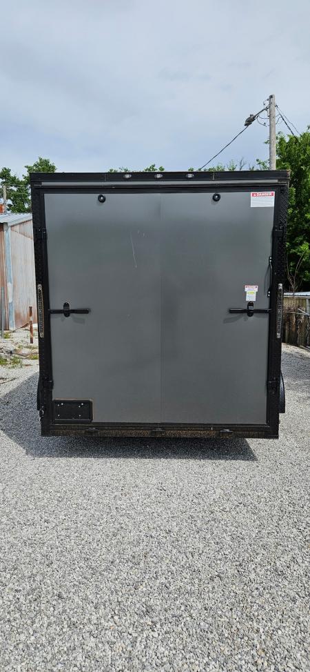 New 2026 Family Trailer 7x14 Tandem Axles Cargo / Enclosed Trailer -Screwless Exterior- Blackout Pkg.