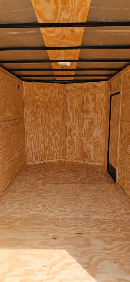 New 2026 Family Trailer 7x14 Tandem Axles Cargo / Enclosed Trailer -Screwless Exterior- Blackout Pkg.