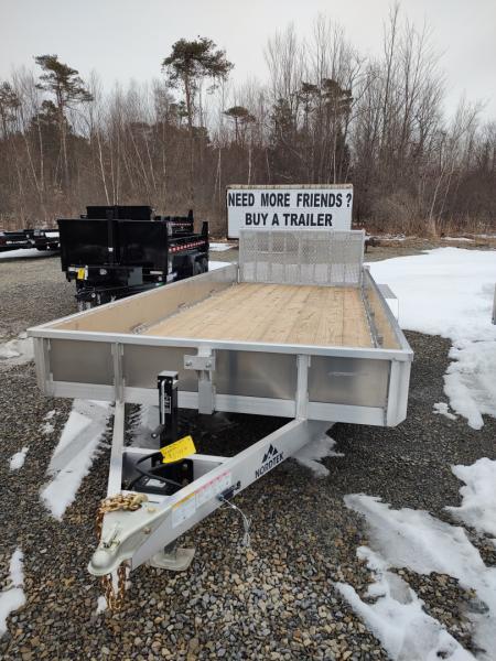New 2026 Nordtek 7X18 7K Aluminum Utility Utility Trailer