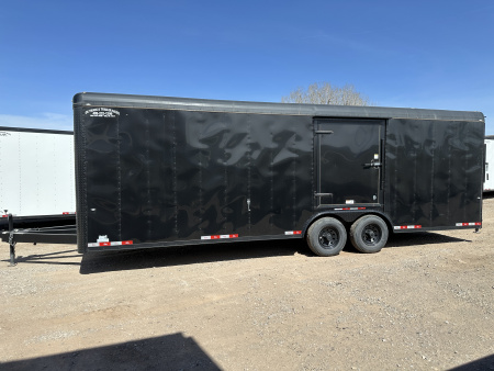 New 2025 Cargo Craft 8.5'x24'x7'tall Basic Auto Carrier Black/Black out Cargo / Enclosed Trailer