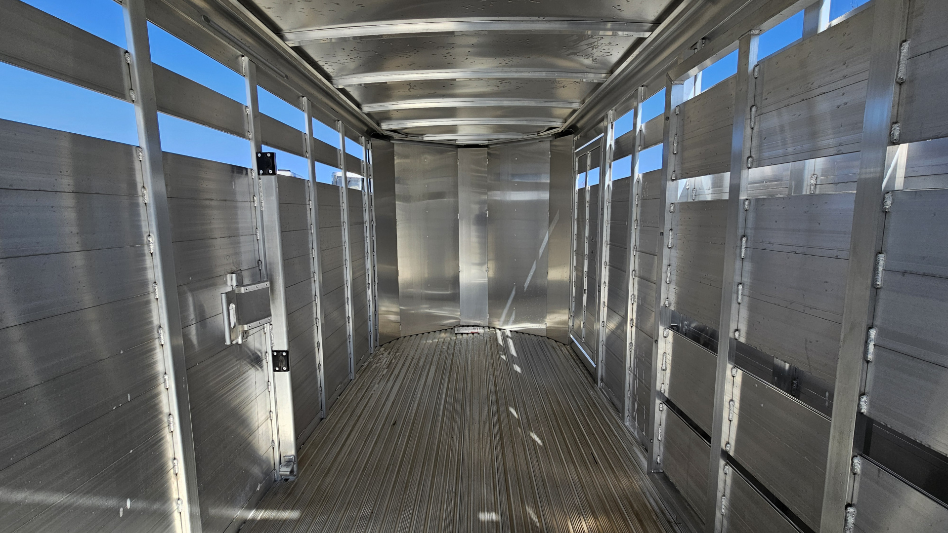 New 2026 Featherlite Trailers 8107 6'7"X16'TA Stock / Stock Combo Trailer