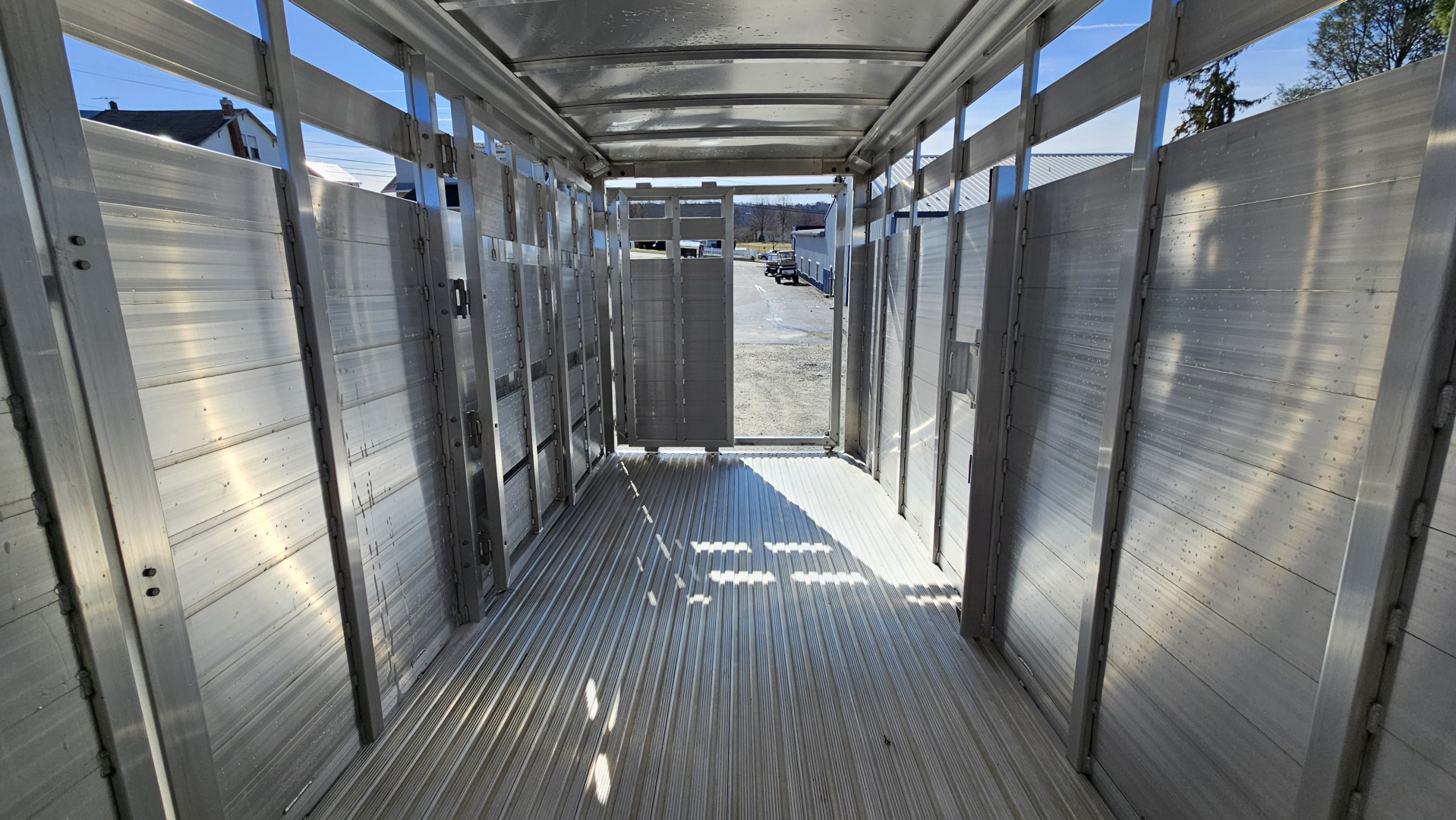 New 2026 Featherlite Trailers 8107 6'7"X16'TA Stock / Stock Combo Trailer