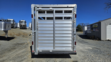 New 2026 Featherlite Trailers 8107 6'7"X16'TA Stock / Stock Combo Trailer
