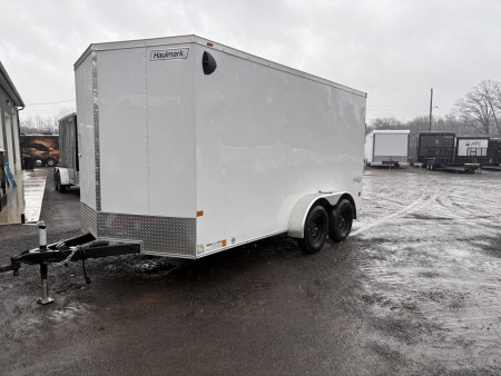 New 2026 Haulmark 7x14 7K 6'6  Interior Height Passport Deluxe Cargo / Enclosed Trailer with Rear Ramp Door