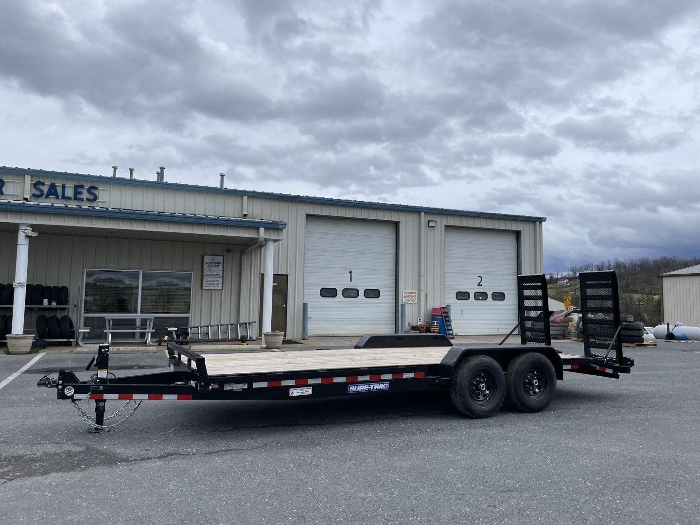 New 2026 Sure-Trac 82"X18+2 14K Equipment Trailer