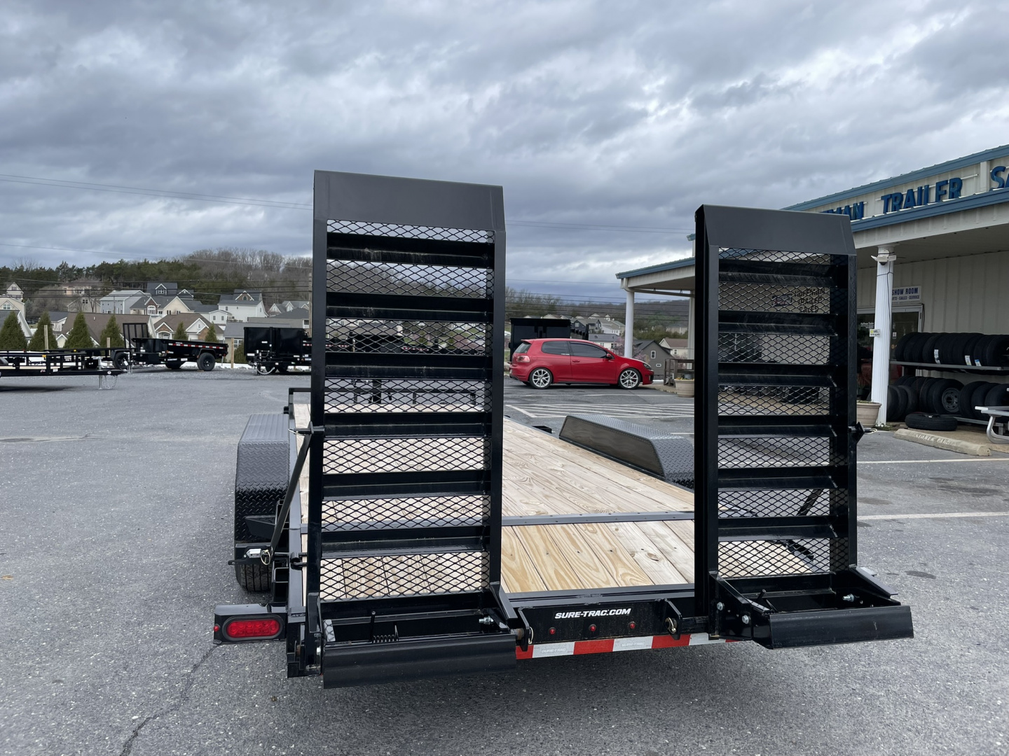 New 2026 Sure-Trac 82"X18+2 14K Equipment Trailer