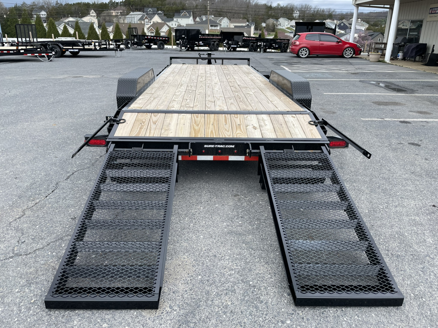 New 2026 Sure-Trac 82"X18+2 14K Equipment Trailer