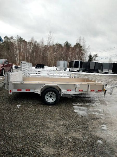 New 2026 Nordtek 7X12 Aluminum Closed Side Utility Trailer