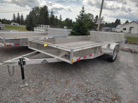 New 2026 Nordtek 7X14 Aluminum Closed Side Utility Trailer