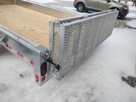 New 2026 Nordtek 7X14 Aluminum Closed Side Utility Trailer