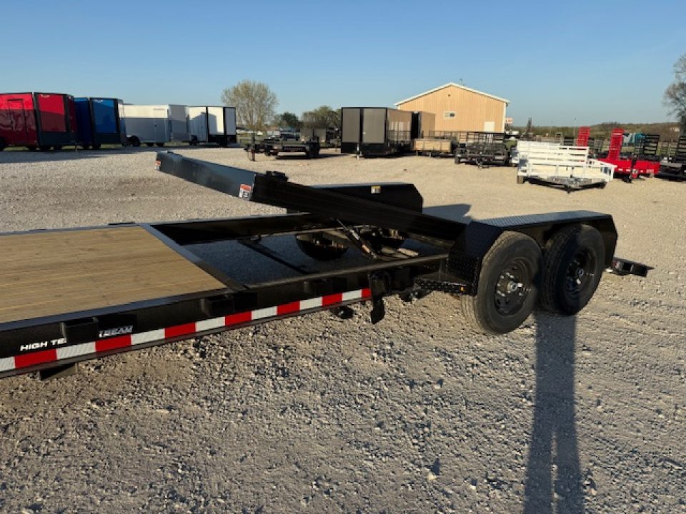 New 2026 H&H Black 82"x16'+6' 15.4k Topline I-Beam Gravity Tilt Equipment Trailer