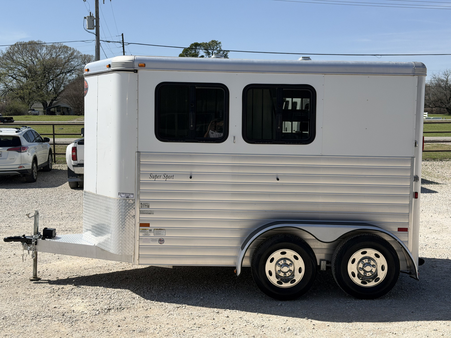 Used 2013 Sundowner 2 Horse Bumper Pull Horse Trailer