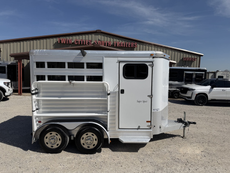 Used 2013 Sundowner 2 Horse Bumper Pull Horse Trailer