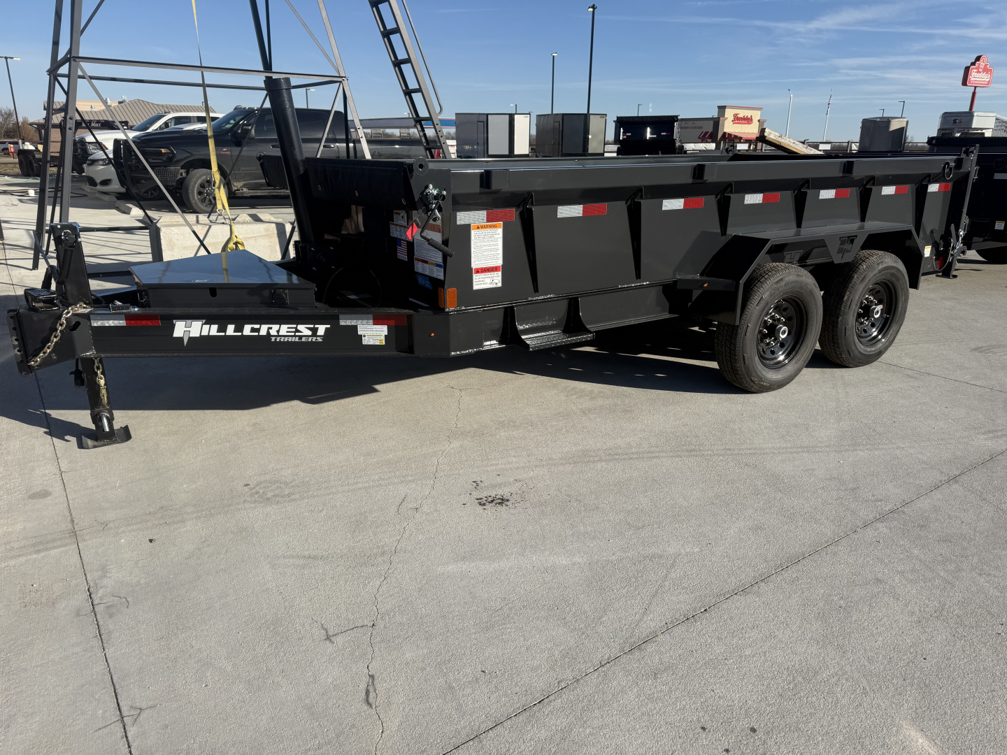 New 2026 Hillcrest Trailers 14714SD Dump Trailer