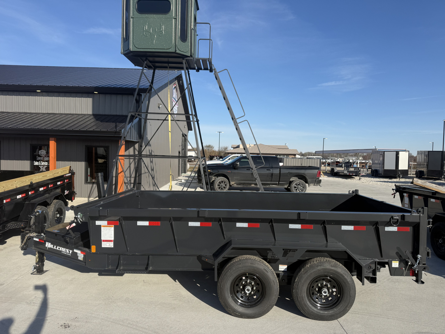 New 2026 Hillcrest Trailers 14714SD Dump Trailer