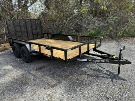 New 2026 Ware Cargo Trailers 7 x 16 Tandem Axle Utility Trailer