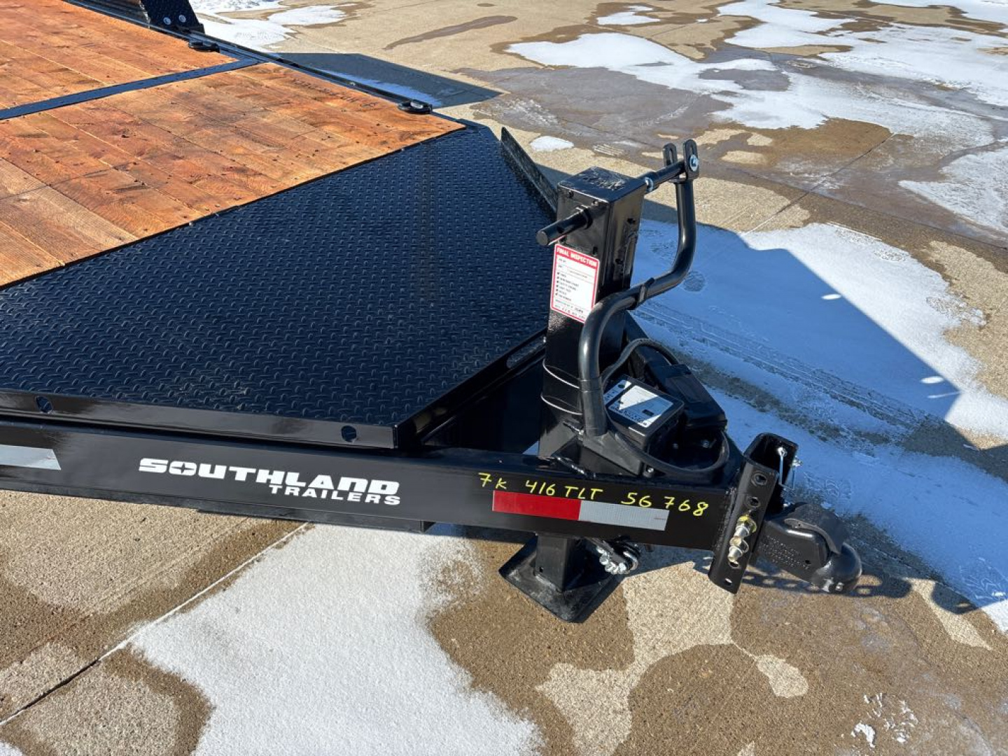 New 2026 SOUTHLAND TRAILER CORP. LBAT7-416BLKTLT Utility Trailer