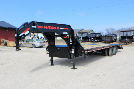 New 2026 MAXX-D LDX 28' Gooseneck Flatbed Trailer